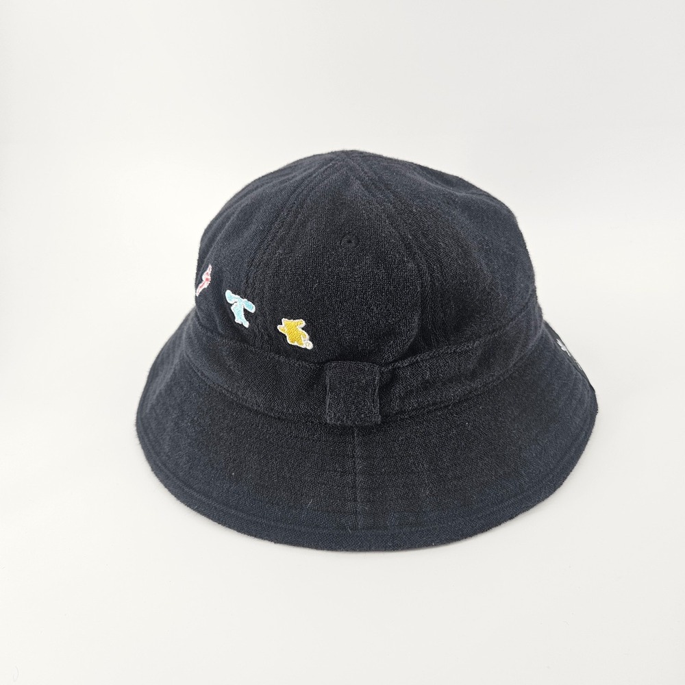 Adidas Pixar Bucket Hat Womens OSFW Black Terry Cloth Disney Cap Embroidered - Picture 3 of 10